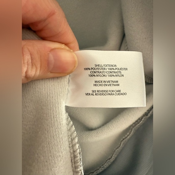 Orvis Mens Bonded Blue Gray Mesh Fleece Full Zip Jacket LG Outdoor Pockets Warm - Picture 6 of 10